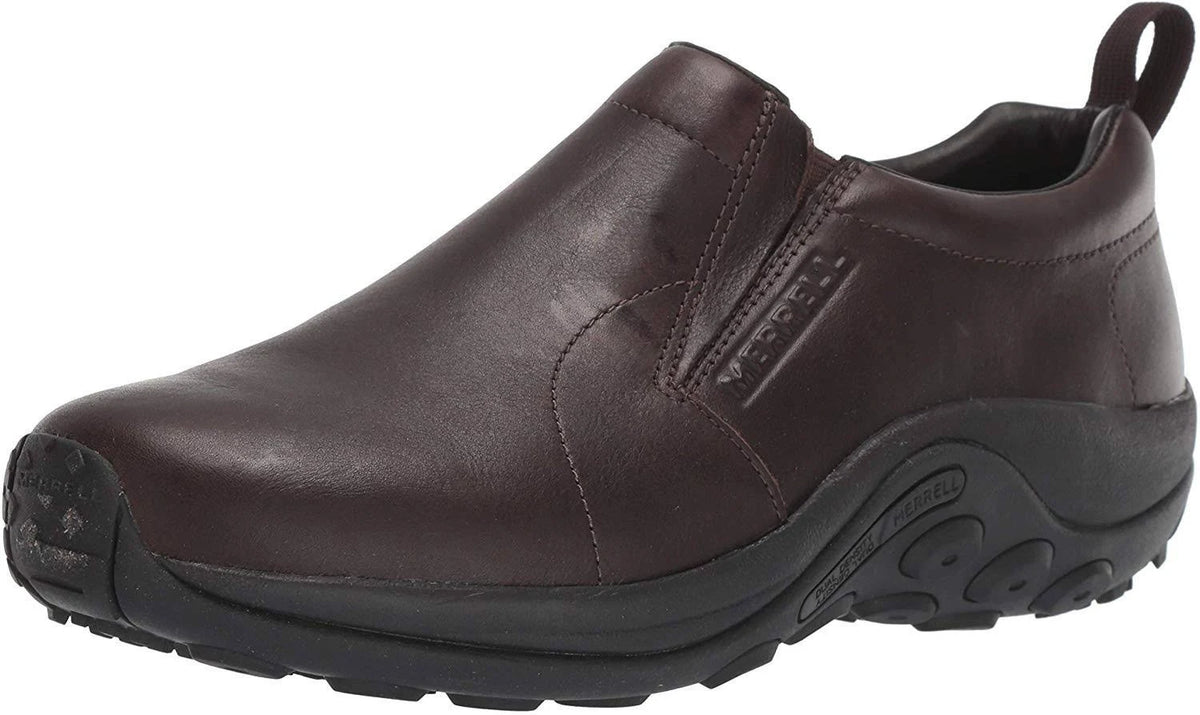 Espresso Leather Slip-On Shoes W651492