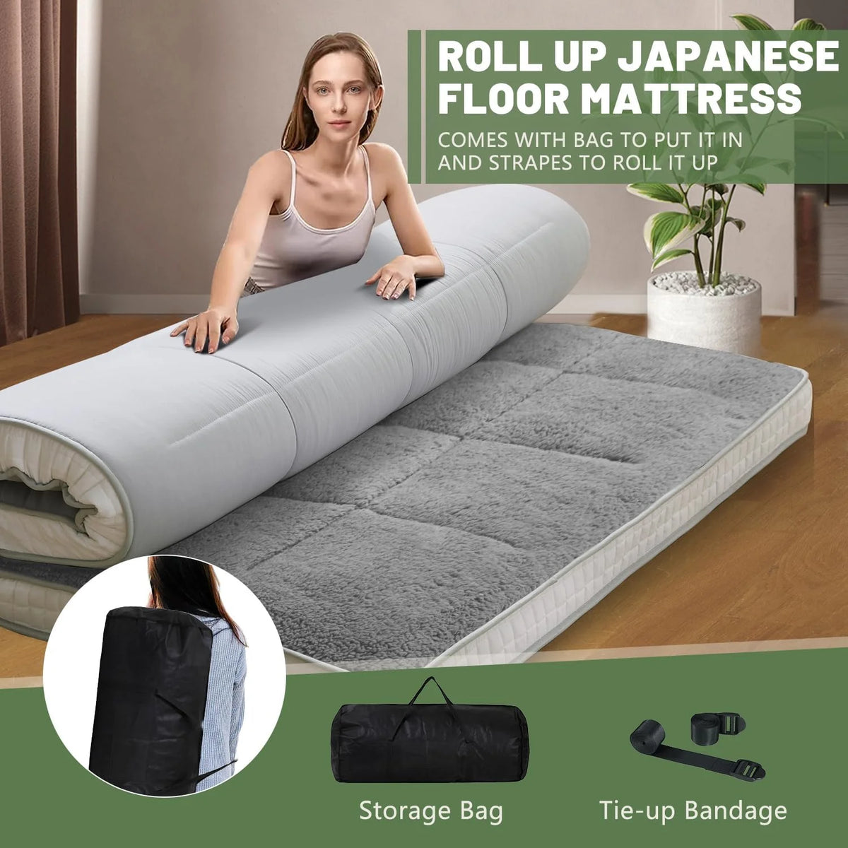 Japanese Floor Futon Mattress Thicken Tatami Mat B130