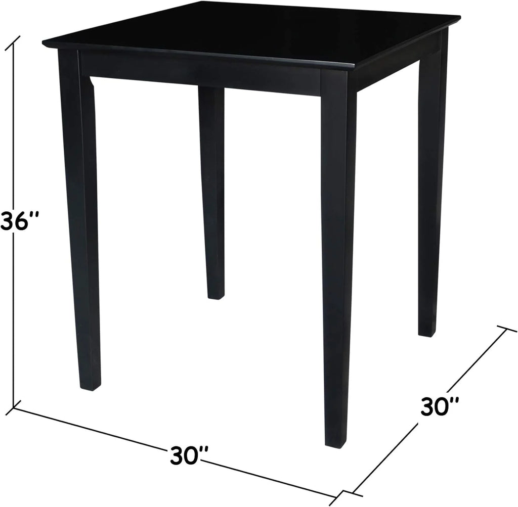 Black Solid Wood Dining Table M547
