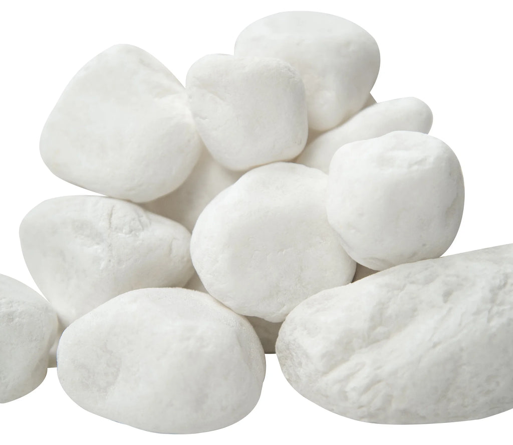 White Marble Bagged Pebbles N836005