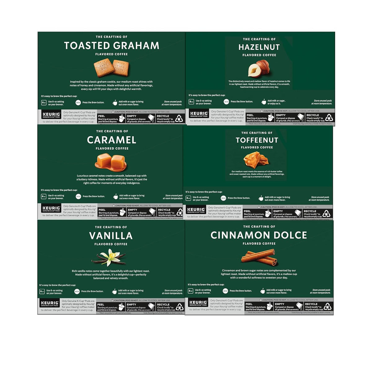 6 boxes (60 pods total) Coffee Pods E781