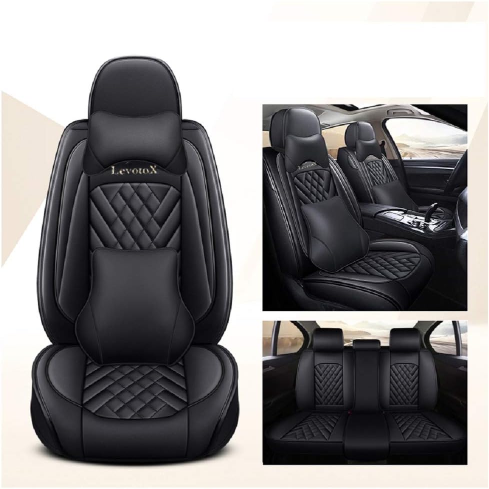 Red 5 Seats Car Seat Covers T16072