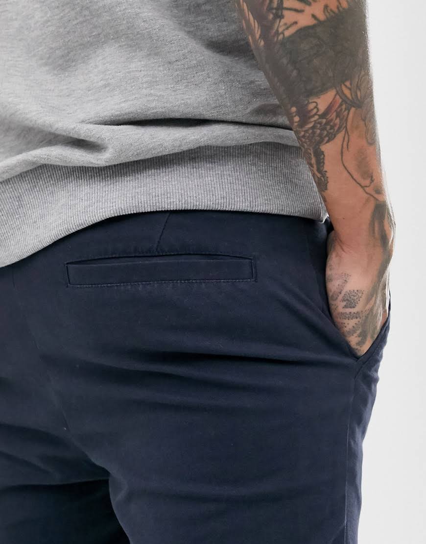 2-Pack Skinny Chinos in Khaki and Navy L108421