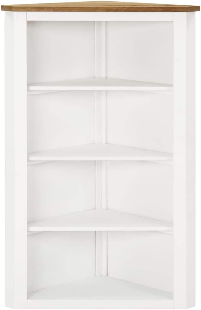 Corner Cabinet Solid Oak Wood I3597