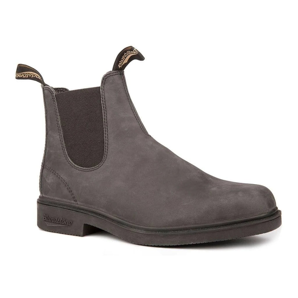 Rustic Black Chisel Toe Boots J855