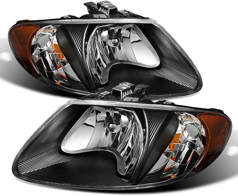 Black Headlights Driver + Passenger Side Z18917
