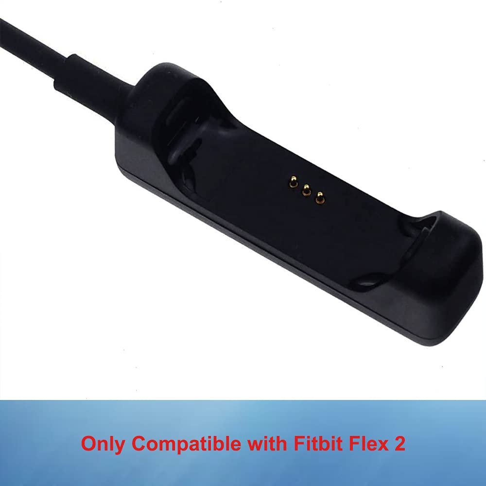 Replacement USB Charging Cable for Fitbit Flex 2 (Black) G603