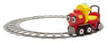 Cozy Train Ride-On with Storage and Working Bell F115