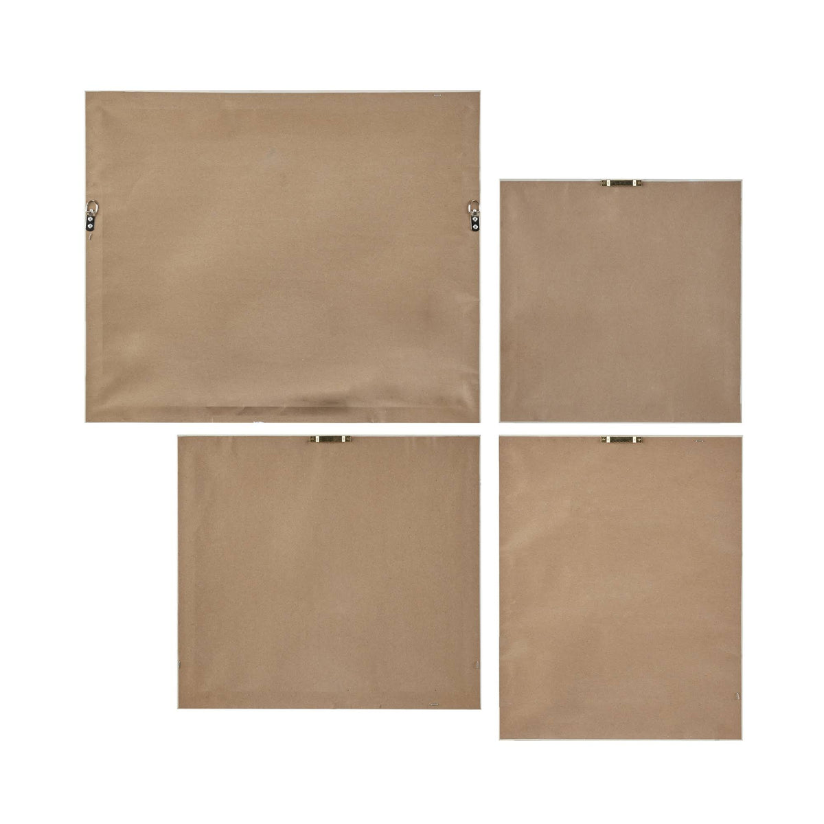 Blue Framed Canvas 4pc Set T289