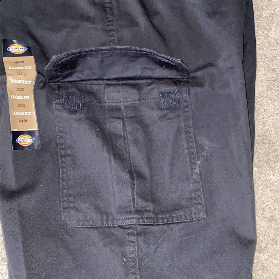 Black Premium Industrial Cargo Pant A7212