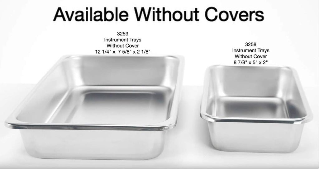 Stainless Steel Catheter Tray, Pack of 2 E834367