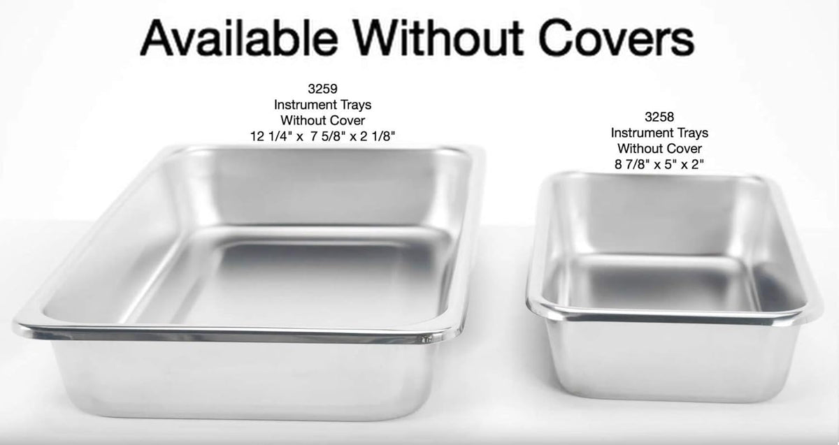 Stainless Steel Catheter Tray, Pack of 2 E834367