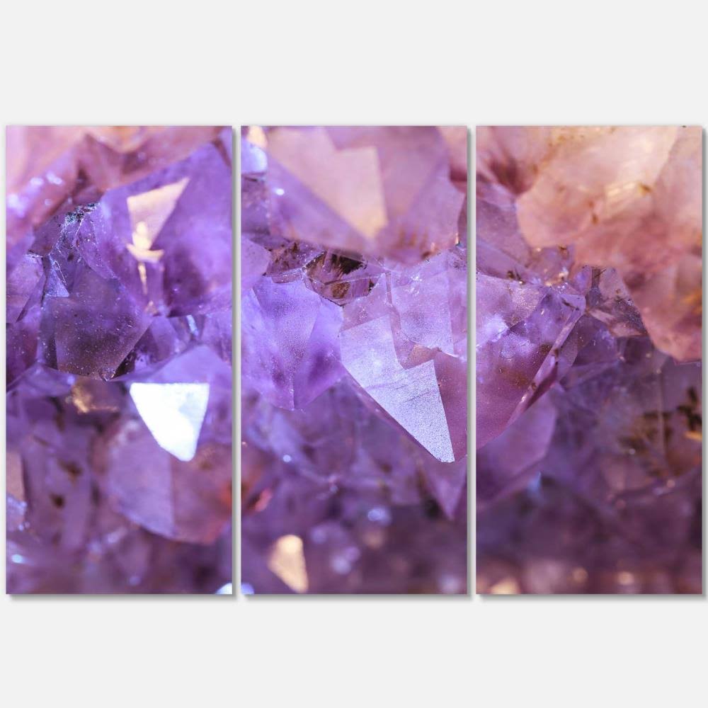 Purple White Abstract Canvas Artwork A515255