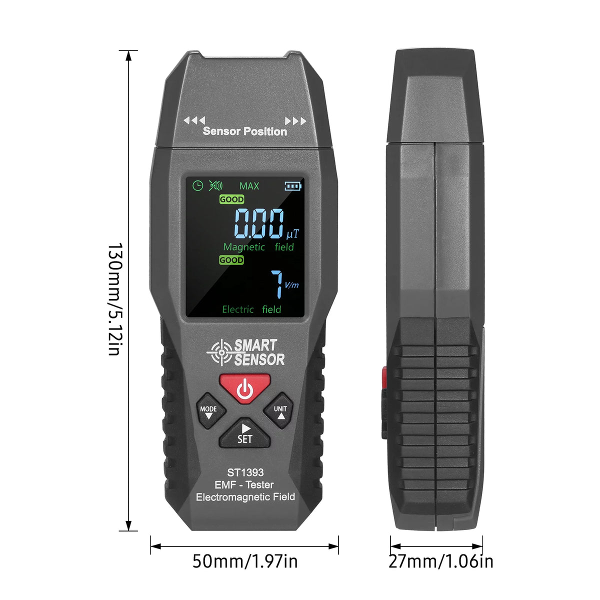EMF Meter Handheld Digital LCD Electromagnetic Field Radiation Tester M486662