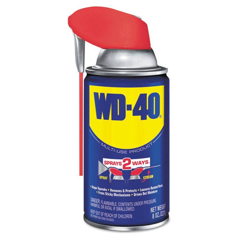 WD-40 490026 Smart Straw Spray Lubricant, 8 oz Aerosol Can, 12/Carton W8552