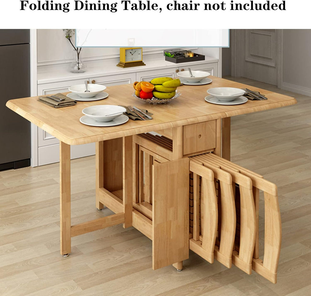 Solid Wood Drop Leaf Folding Dining Table F837