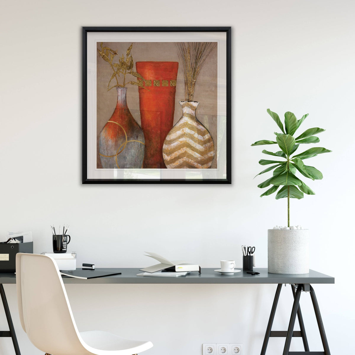 Framed Giclee Print 24x24 C54252