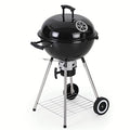 Black Porcelain-Enameled Charcoal Grill F175978