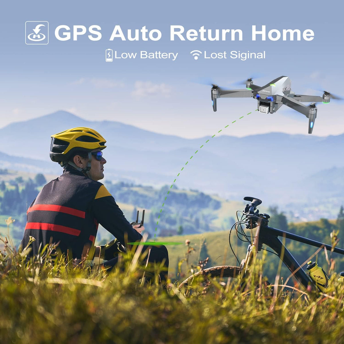4K Drone with Camera, 30 Minutes Flight Time, GPS Return Home, Brushless Motor M6709