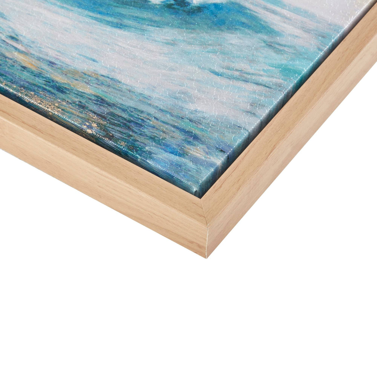 Blue Framed Canvas 4pc Set T289