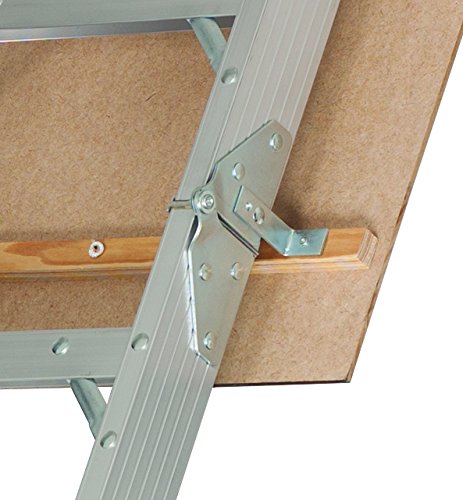 Aluminum Attic Ladder, 375 Pound Load Capacity, 22-1/2 x 54" Z7429