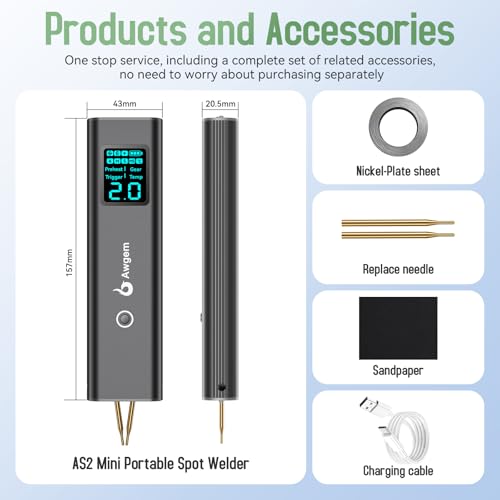 Handheld Spot Welder with LCD Screen X37355