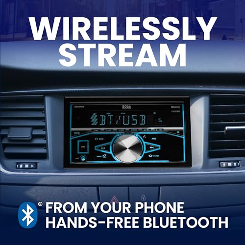 Double Din Bluetooth Car Stereo with AM/FM Radio Receiver B7298