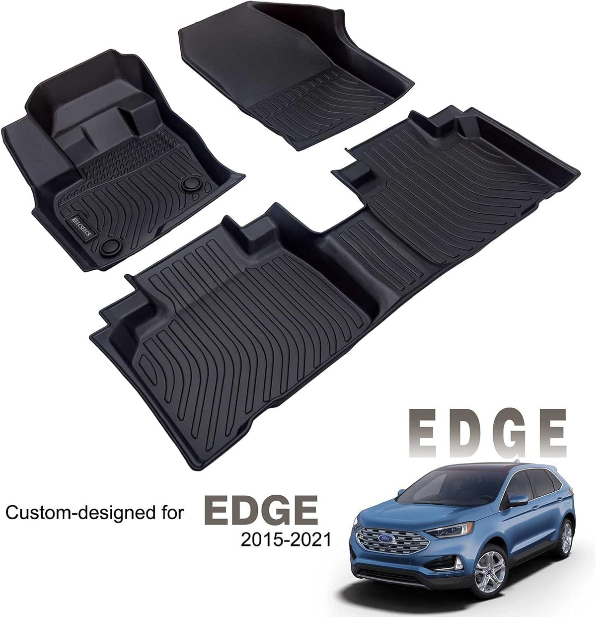 Car Floor Mats Waterproof Non-Slip Two Row G148133