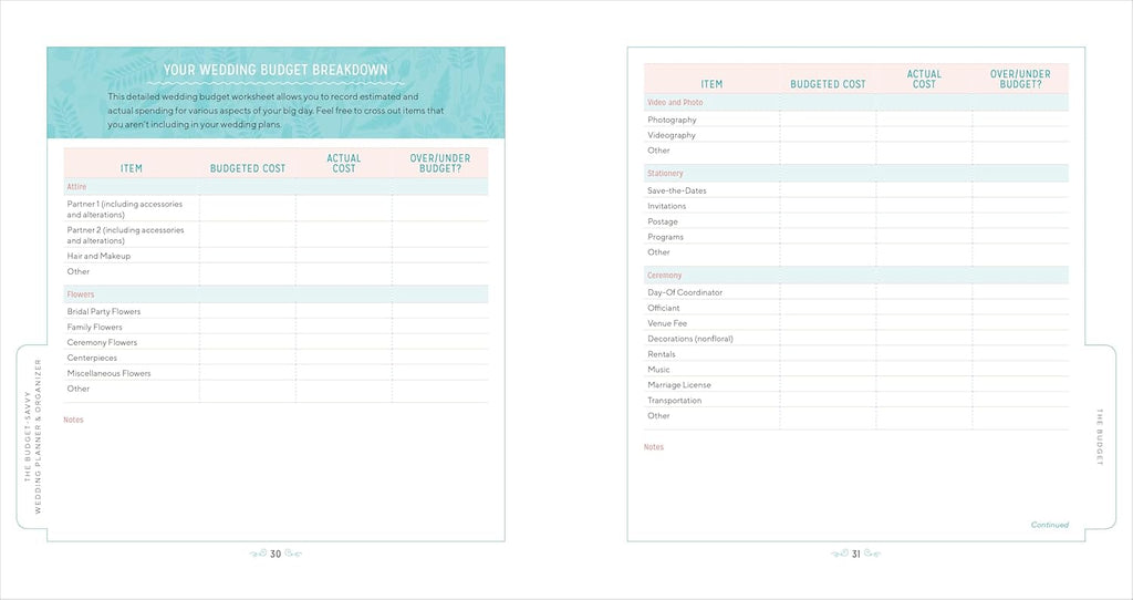 Wedding Planner & Organizer G2165