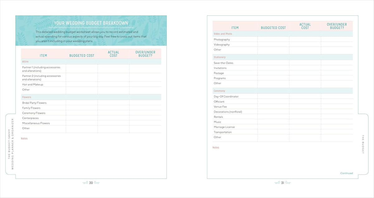 Wedding Planner & Organizer G2165