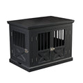 White Triple Door Medium Dog Crate S80334