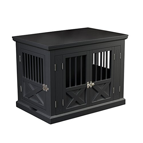 White Triple Door Medium Dog Crate S80334