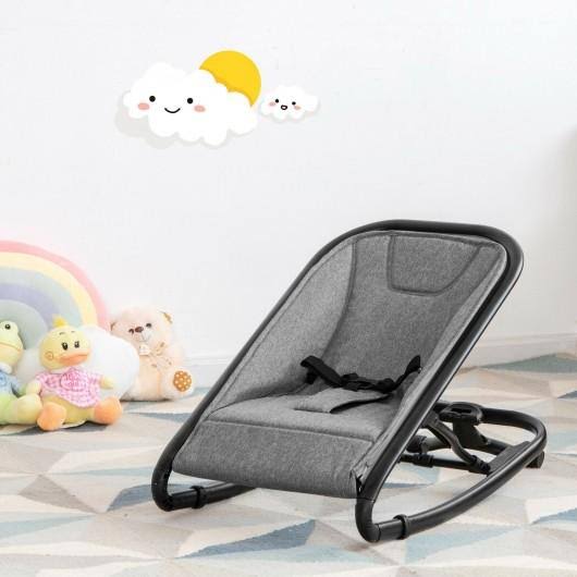 Gray Adjustable Baby Bouncer and Rocker K445
