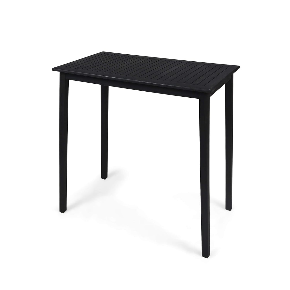 Acacia Wood Rectangle Bar Table T86676
