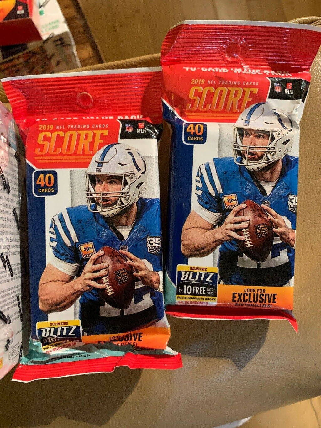 2019 Score Football Trading Card Blaster Box S418601