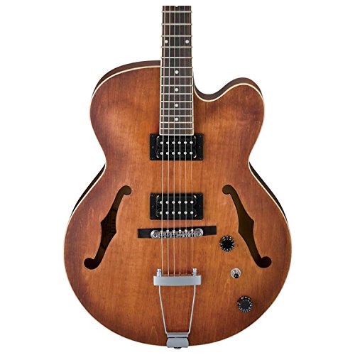 Tobacco Flat Hollowbody Electric Guitar J384