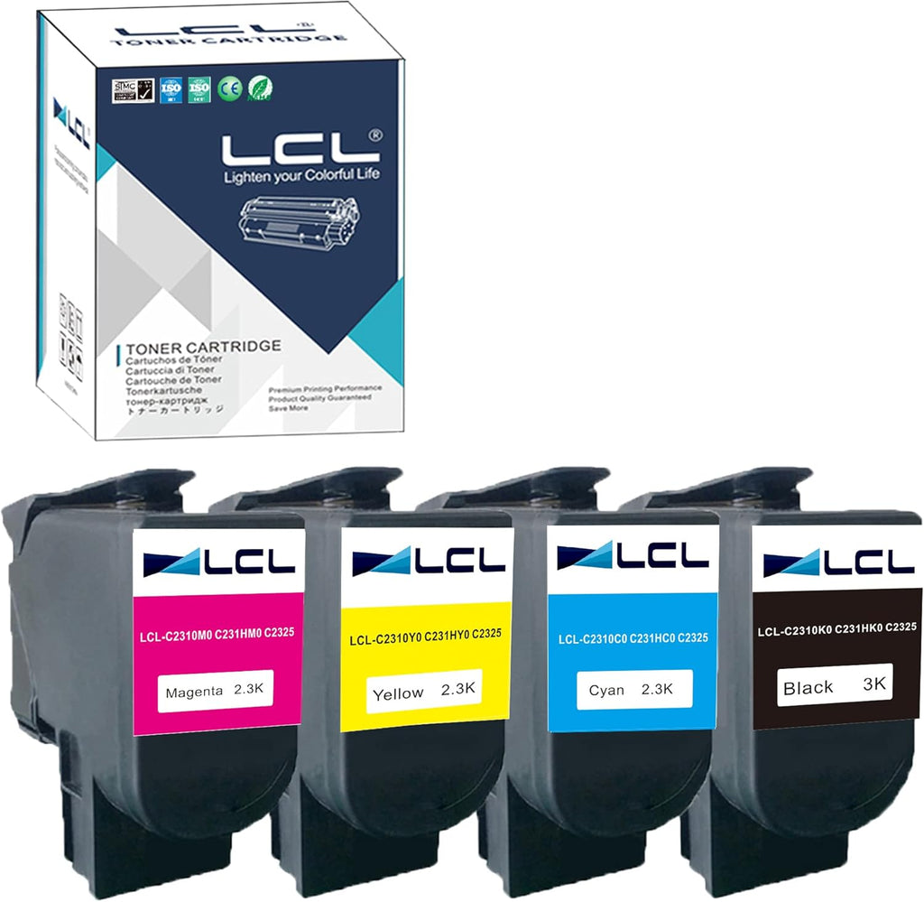 Compatible Toner Cartridge 4-Pack KCMY A775