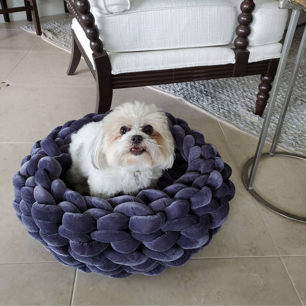 Velvet Dog or Cat Pet Bed B2499