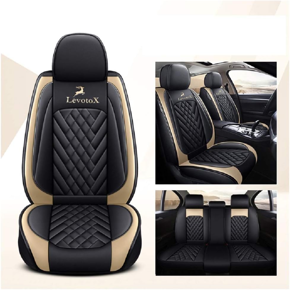 Red 5 Seats Car Seat Covers T16072