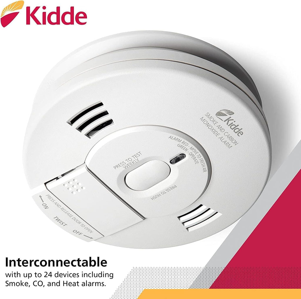 Hardwired Interconnect Smoke & Carbon Monoxide Alarm 6 Pack D437