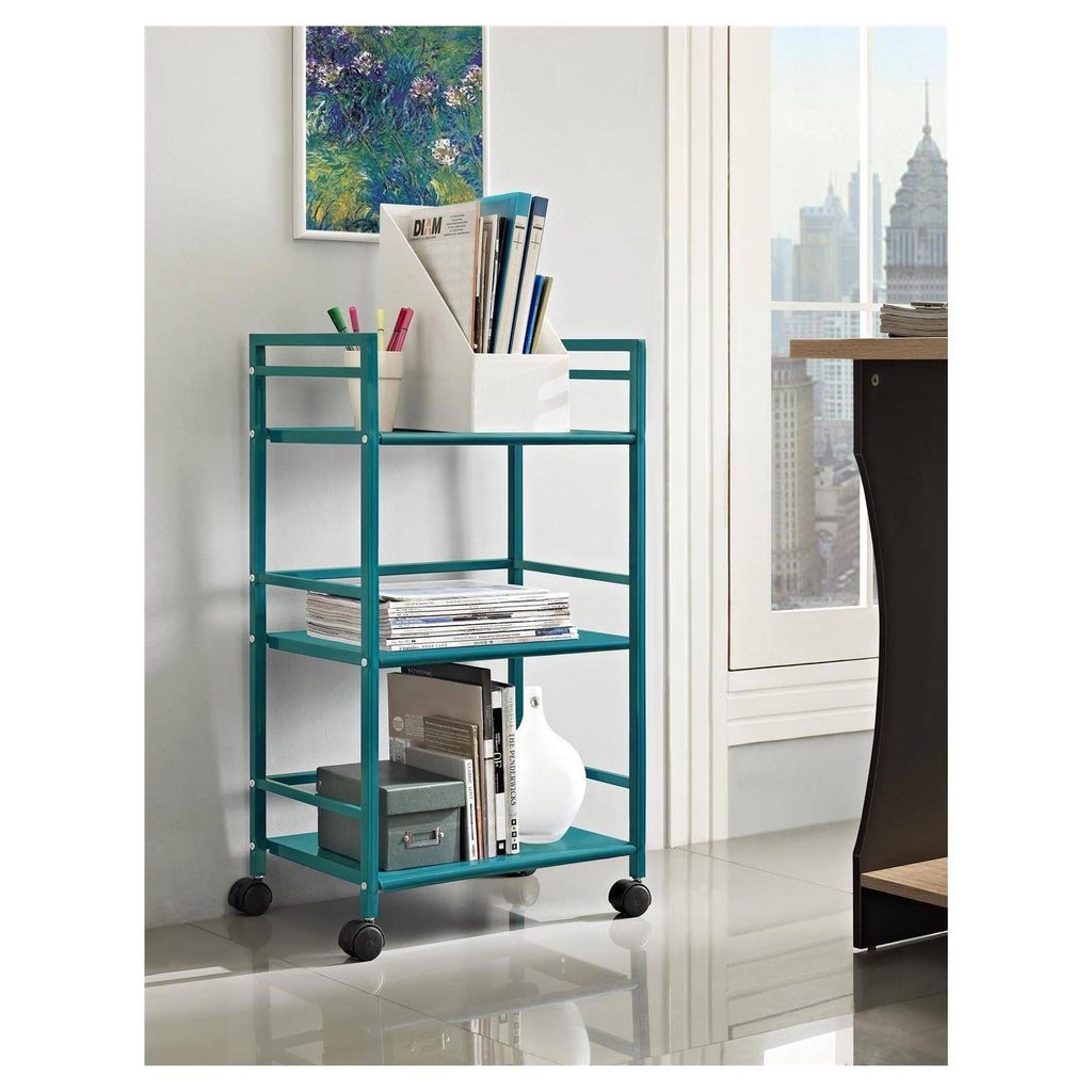 3 Shelf Metal Rolling Utility Cart K51137