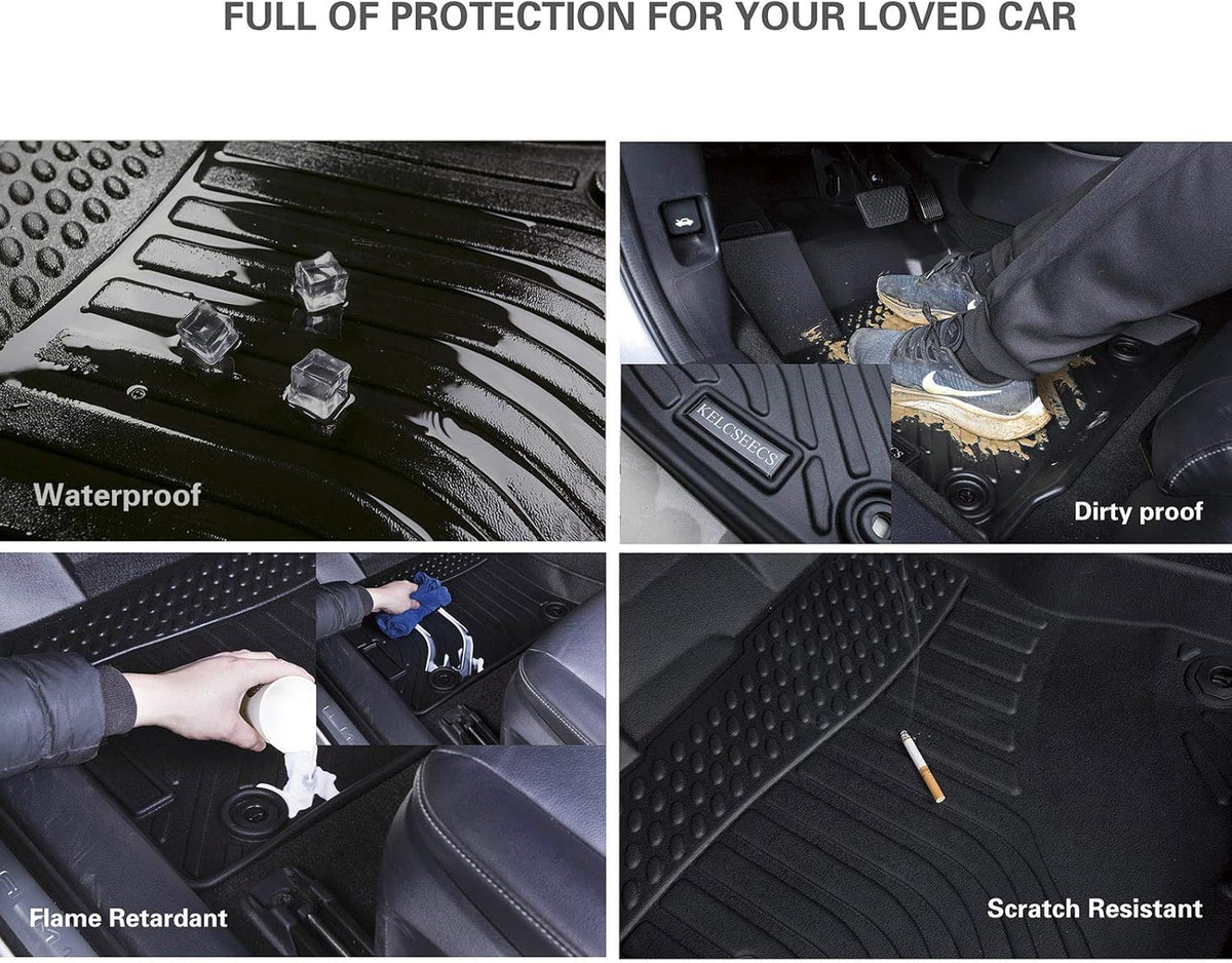 Car Floor Mats Waterproof Non-Slip Two Row G148133