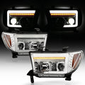 Chrome LED Projector Headlights J91100