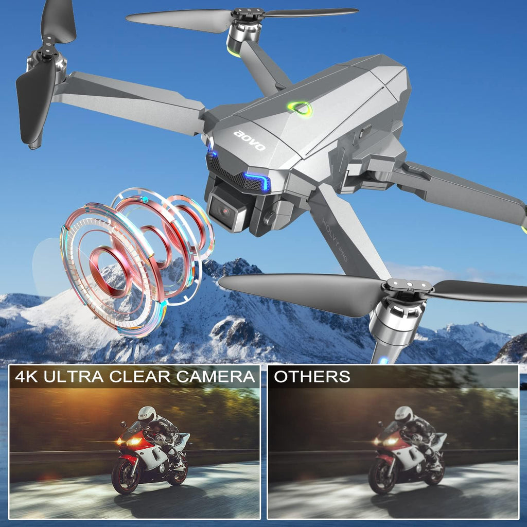 4K Drone with Camera, 30 Minutes Flight Time, GPS Return Home, Brushless Motor M6709