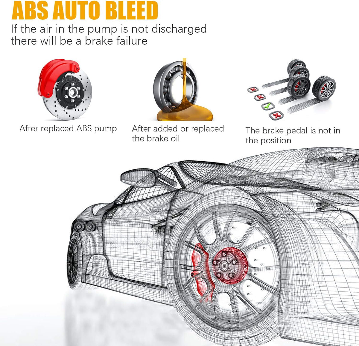 ABS SRS Airbag Diagnostic Tool S856