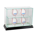 Black Upright Baseball Display Case C5160