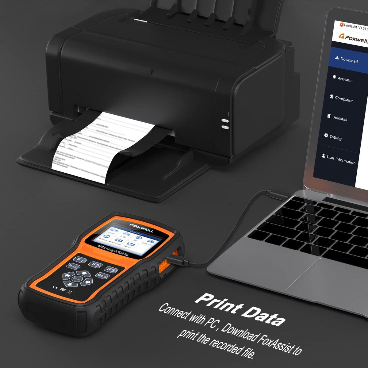 ABS SRS Airbag Diagnostic Tool S856