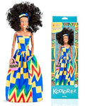 Black Vinyl Doll Set with Movable Joints B57730