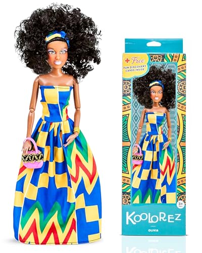 Black Vinyl Doll Set with Movable Joints B57730