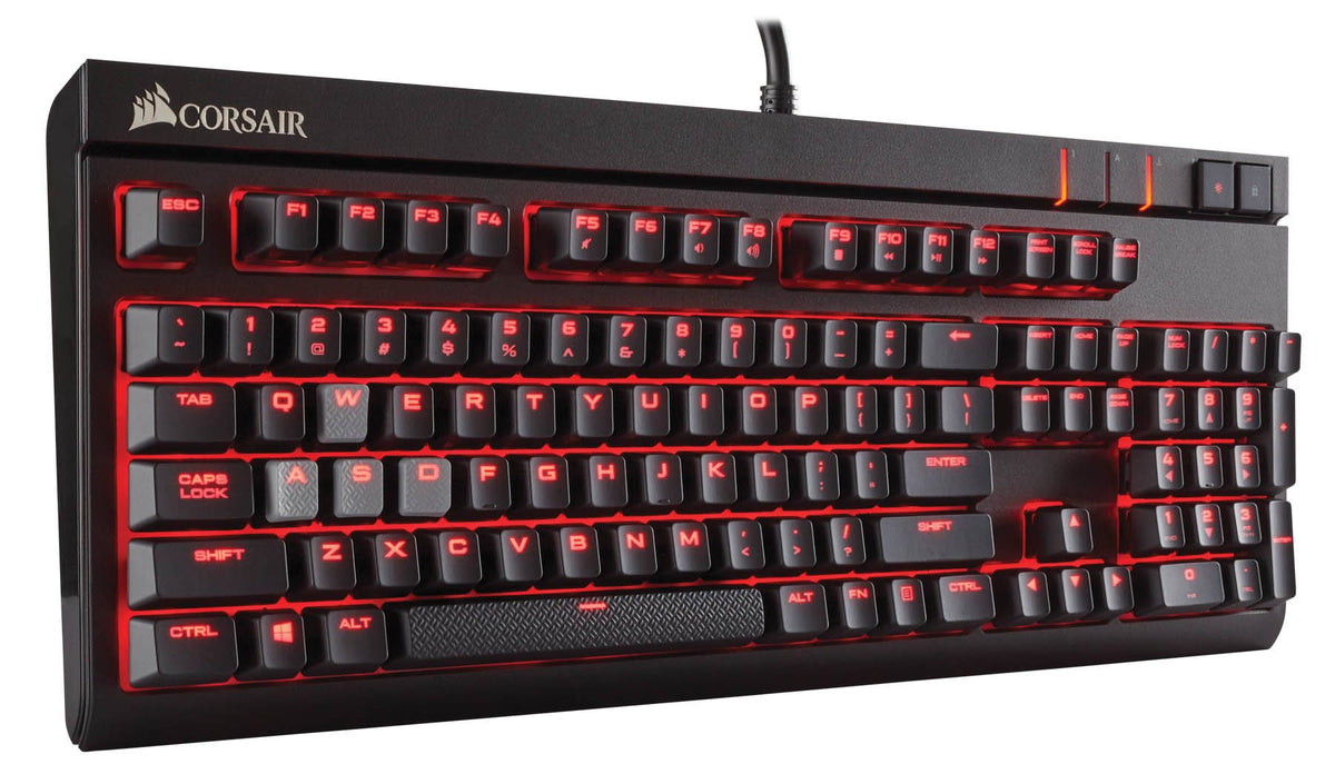 Red LED Backlit Mechanical Gaming Keyboard with Cherry MX Brown Switch Z833094